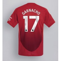 Pánský Fotbalový dres Manchester United Alejandro Garnacho #17 2024-25 Domácí Krátký Rukáv